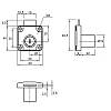 Zamek bębenkowy ДСП Target KL 138A-22 - chrom, kupic - zdjecie №2 - small
