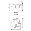 Złącze wbijana, 4 końcówki, M10x16(1,6mm)Siso, nie drogie - zdjecie №3 - small