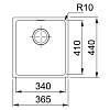 Komora do podbudowy Tectonite® Sirius SID 110-34 Biały Polarny Franke 125.0331.030, kupic - zdjecie №2 - small