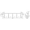 Wieszaki na kubki pionowe W=40 L=400 H=60 chrom, zdjecie - zdjecie №4 - small
