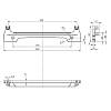 Ociekarka Standard 3 chrom L 400, (WE06.0723.01.001) Rejs, zdjecie - zdjecie №4 - small
