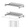 Ociekarka Standard 3 chrom L 400, (WE06.0723.01.001) Rejs, zamowienie - zdjecie №6 - small