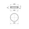 Zaślepka otworu 35x10mm brązowa Hafele (340.41.104), kupic - zdjecie №2 - small
