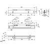 Kosz 600 mm, z mocowaniem do fasadu, W=564 L=430 H=155, chrom, cena od producenta - zdjecie №9 - small