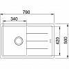 Zlewozmywak wbudowywany Fragranit+ Basis BFG 611-78 Kamienny Szary Franke 114.0676.295, kupic - zdjecie №2 - small