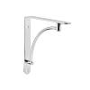 Podpórka do półki metal 222x222 wklęsły, max 20 kg, chrom - small