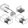 Kosz 400mm W=364 L=425 H=140 chrom, hurt - zdjecie №10 - small