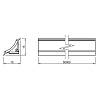 Listwa przyblatowa Rauvalon „compact-line” stal nierdzewna (50m), kupic - zdjecie №2 - small