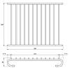 Podstawka pod gorące naczynia W=200 L=260 H=40  chrom, kupic - zdjecie №2 - small
