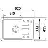 Zlewozmywak wbudowywany Fragranit+ Bliss BSG 611-62 Kamienny Szary Franke 114.0676.316, kupic - zdjecie №2 - small