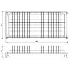 Suszarka dla naczyń 600mm bez ramy chrom, nie drogie - zdjecie №3 - small