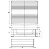 Kosz 600 mm, W=564 L=425 H=140, chrom, od producenta - zdjecie №8 - small