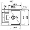 Zlewozmywak wbudowywany Fragranit+ Urban UBG 611-62  Cappuccino Franke 114.0687.264, zdjecie - zdjecie №4 - small