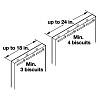 Lamela 56x23x4 mm, drewniana, rozm. 20, Hafele (267.90.020), nie drogie - zdjecie №3 - small