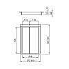 Taca uniwersalna 400 na 1 wkład W=340 L=428 (LK.340.428) Biały, kupic - zdjecie №2 - small