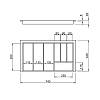 Taca uniwersalna 800 na 2 wkłady W=740 L=428 (LK.740.428) Biały, kupic - zdjecie №2 - small