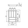 Taca uniwersalna  400 W=340 L=478 (LK1.340.478) Biały, kupic - zdjecie №2 - small