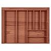 Taca uniwersalna 700 na 1 wkład W=640 L=478 (LK.640.478) Teak - small