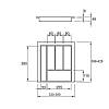 Organizacja dla sztućców klasyczna 450 W=390 L=428 (LK.390.428) Naturalny, kupic - zdjecie №2 - small