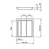 Taca uniwersalna 500 na 2 wkłady W=440 L=428 (LK.440.428) Naturalny, kupic - zdjecie №2 - small