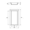 Organizacja na sztućce 300 W=240 L=478 (LKB.240.478) Naturalny, nie drogie - zdjecie №3 - small