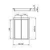 Taca uniwersalna 450 na 1 wkład W=390 L=478 (LK.390.478) Naturalny, nie drogie - zdjecie №3 - small