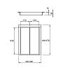 Organizacja na sztućce 450 z 1 wkładką W=390 L=478 (LKB.390.478) Naturalny, nie drogie - zdjecie №3 - small