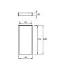 Organizacja na sztućce 150 W=150 L=480 (LR1.150.480) Naturalny, kupic - zdjecie №2 - small