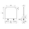 Organizer uniwersalny L=132 H=130 (OU.132.130) Naturalny, kupic - zdjecie №2 - small
