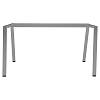 Rama stołu w kształcie litery A, szary RAL 9006, 1380x675mm - small