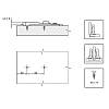 Prowadnik Sensys liniowy dystans 1,5 z mimośrodem (9117341) Hettich, nie drogie - zdjecie №3 - small