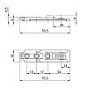 Prowadnik Sensys liniowy dystans 1,5 z mimośrodem (9117341) Hettich, nie drogie - zdjecie №3 - small