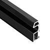 *Profil pionowy otwarty Compact T (Trapeze) czarny szczotkowany - small