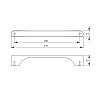 Uchwyt Marella M 15194.160 chrom matowy, zdjecie - zdjecie №4 - small