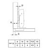 Zawias Clip-on, 110°, Sensys 8676, NK, bez sprężyn, cienkie fronty 10–19mm, niklowy(9094456) Hettich, zamowienie - zdjecie №6 - small