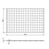 Dno perforowane 700 mm W=640 L=480 (DP.640.480) Antracyt, kupic - zdjecie №2 - small