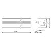 Profil OrgaStripe L = 1100 mm, szary (9203466) Hettich, cena - zdjecie №5 - small