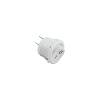 Włącznik przyciskowy okrągły, 220V/12V, 6A, biały - small