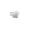 Włącznik przyciskowy okrągły, 220V/12V, 6A, biały, kupic - zdjecie №2 - small