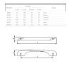 Uchwyt UN 9204/128 (DN 92/128 G2) chrom, zdjecie - zdjecie №4 - small