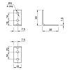 Kątownik metalowy 30x30x15mm pojedynczy, kupic - zdjecie №2 - small