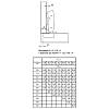 Zawias Clip-on,95°,Sensys 8631i,nakł.,z dom.,do grubych drzwi do 32mm,niklowy(9091400) Hettich, od producenta - zdjecie №8 - small