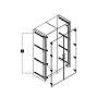 System do drzwi otwierano-chowanych KA 5740 / 600 mm (41377) Hettich, kupic - zdjecie №2 - small