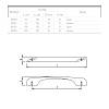 Uchwyt UN 9206/96 (DN 92/96 G5) nikiel, zdjecie - zdjecie №4 - small