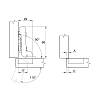 Zawias Clip-on, 110°, Intermat 9943, półnakładany, niklowy (1030620) Hettich, zamowienie online - zdjecie №7 - small