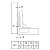 Zawias Clip-on, 110°, Intermat 9943, wewnętrzny,niklowy (1030922) Hettich, zamowienie - zdjecie №6 - small
