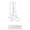 Zawias Clip-on, 30°, Intermat 9936, nakładany, niklowy (77690) Hettich, zamowienie - zdjecie №6 - small