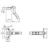 Zawias Intermat 9936, wpuszczany, 45°, 1061849, Hettich, nie drogie - zdjecie №3 - small