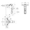 Zawias Clip-on, 90°, Intermat 9936, wewnętrzny, równoległy, niklowy (77708) Hettich, zdjecie - zdjecie №4 - small