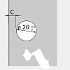 Zawias Intermat 9904, nakładany, 72960, Hettich, cena - zdjecie №5 - small